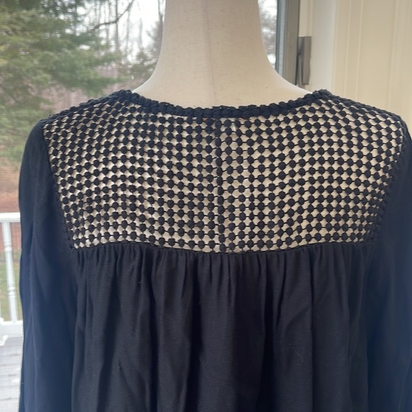 Ella Moss NWT Black Size M Scoop/V-Neck with “Waffle” Detail A… - Picture 8 of 8